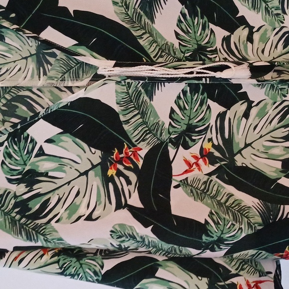 🔥🔥🔥Rachel Zoe Palm print duster beach cover up OS - Picture 9 of 14